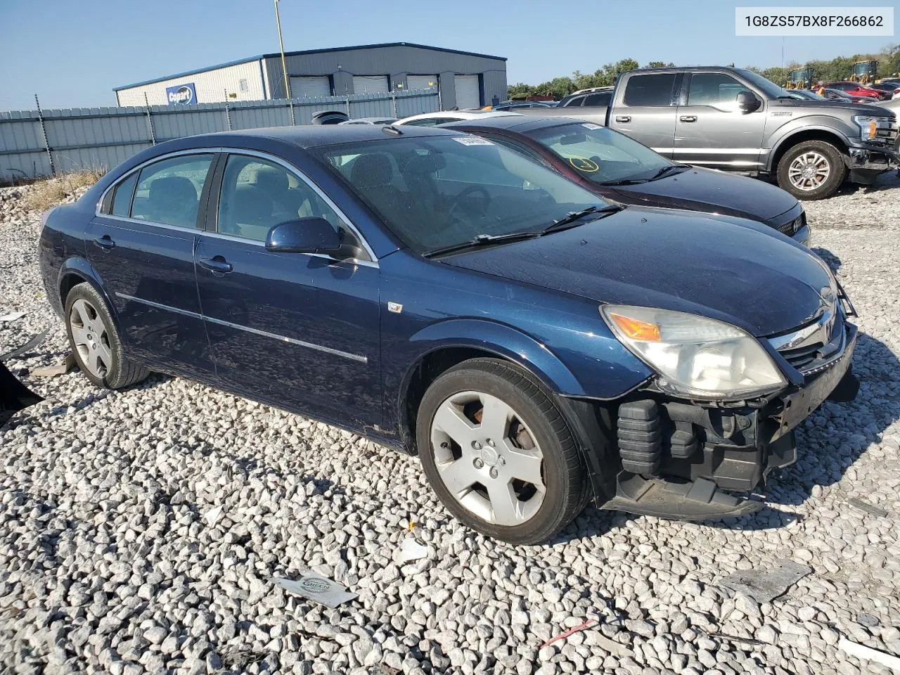 2008 Saturn Aura Xe VIN: 1G8ZS57BX8F266862 Lot: 75040964