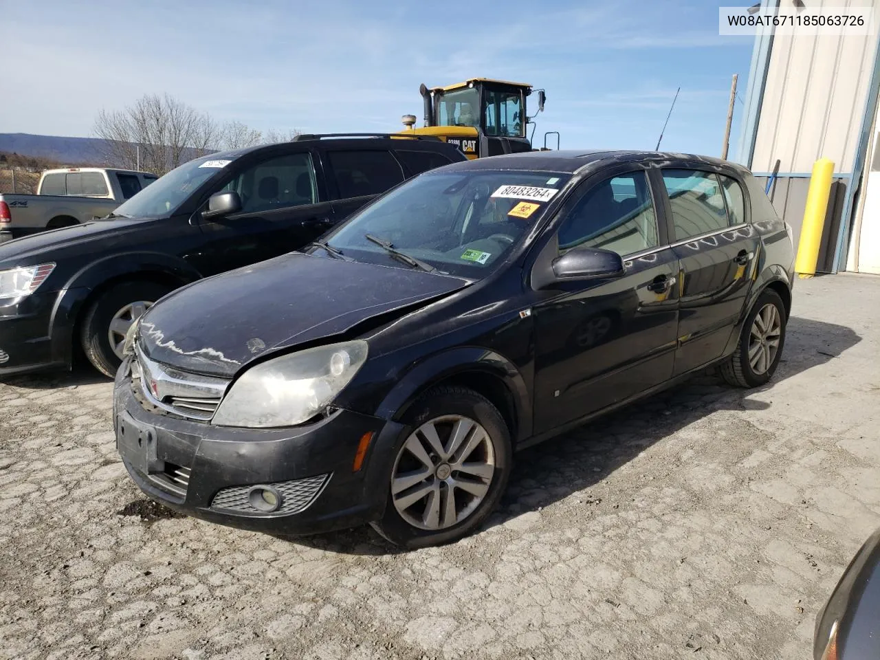 2008 Saturn Astra Xr VIN: W08AT671185063726 Lot: 80483264