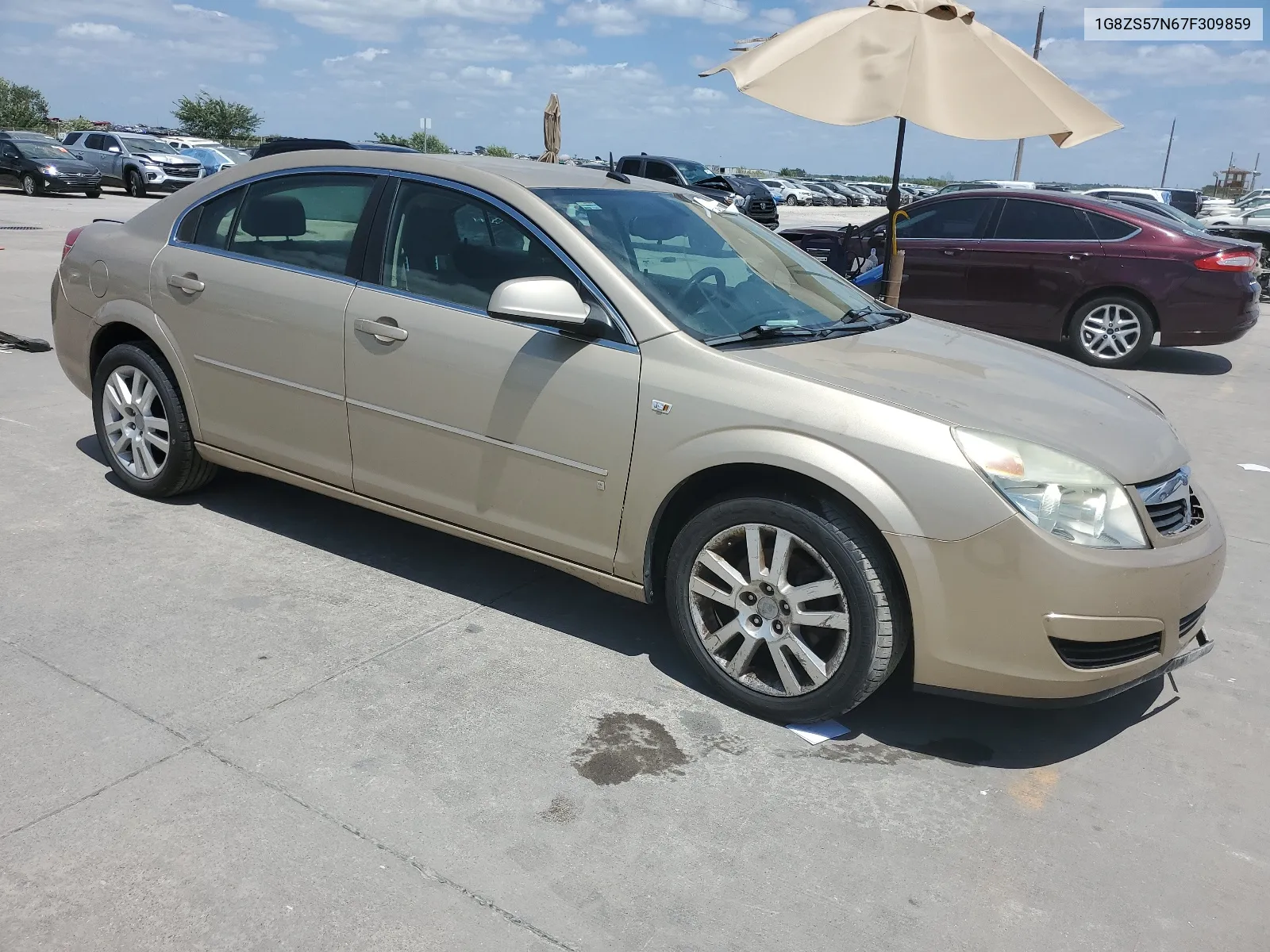 2007 Saturn Aura Xe VIN: 1G8ZS57N67F309859 Lot: 65391414