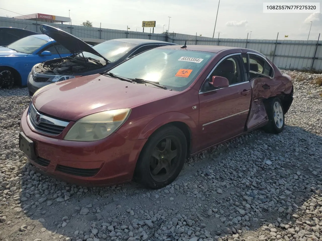 2007 Saturn Aura Xe VIN: 1G8ZS57N77F275320 Lot: 68353354