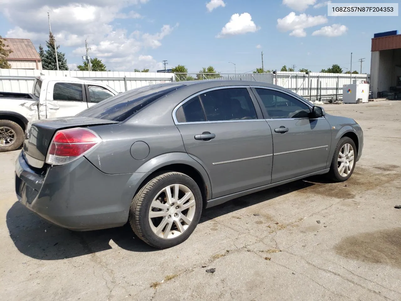 2007 Saturn Aura Xe VIN: 1G8ZS57N87F204353 Lot: 70954264