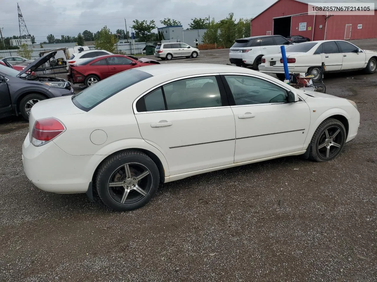 2007 Saturn Aura Xe VIN: 1G8ZS57N67F214105 Lot: 71258244