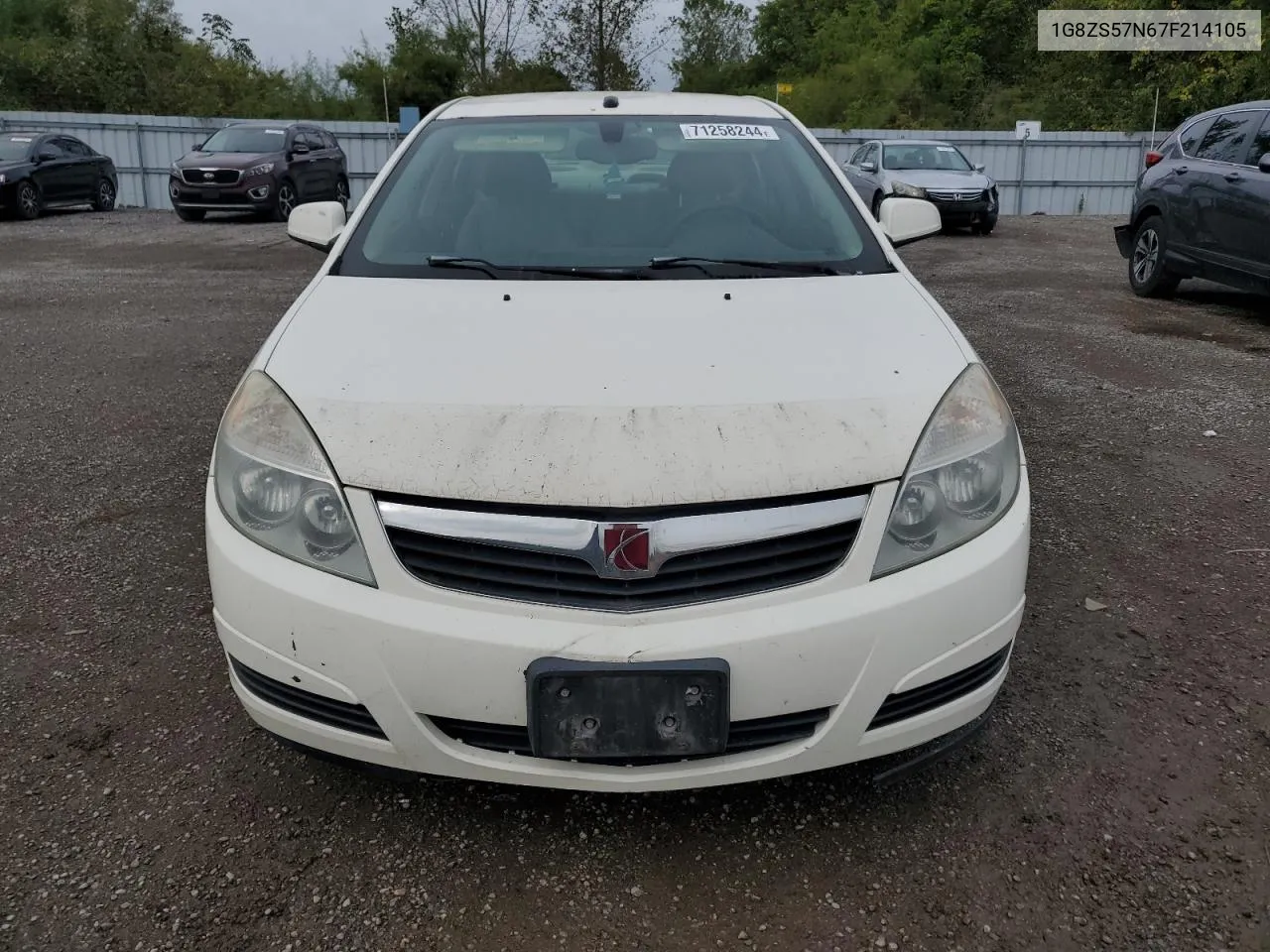 2007 Saturn Aura Xe VIN: 1G8ZS57N67F214105 Lot: 71258244