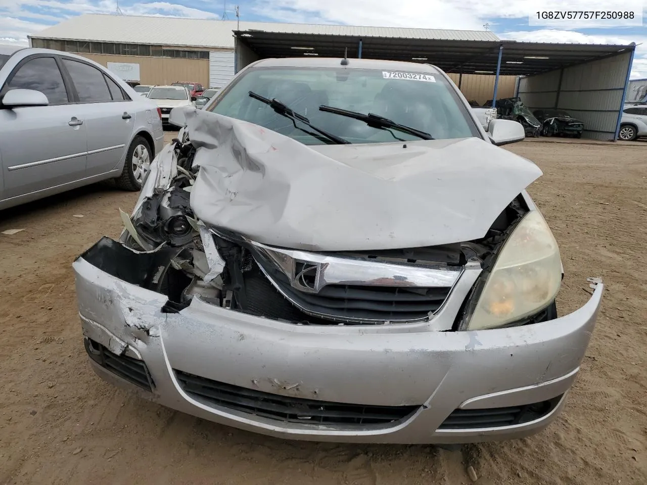 2007 Saturn Aura Xr VIN: 1G8ZV57757F250988 Lot: 72003274