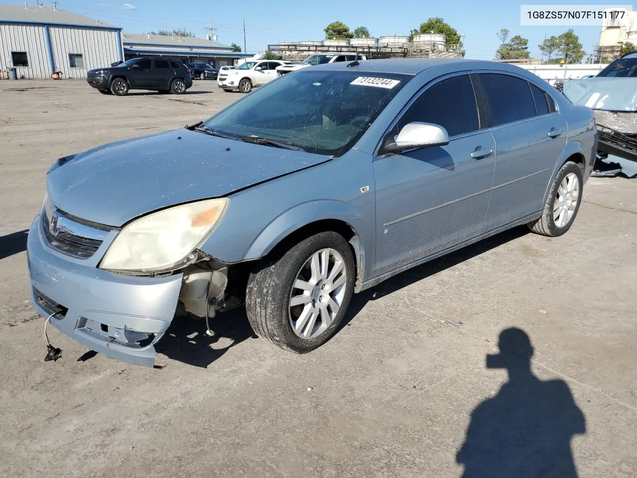 2007 Saturn Aura Xe VIN: 1G8ZS57N07F151177 Lot: 73132244