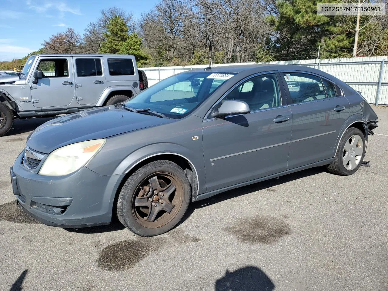 2007 Saturn Aura Xe VIN: 1G8ZS57N17F150961 Lot: 74474664