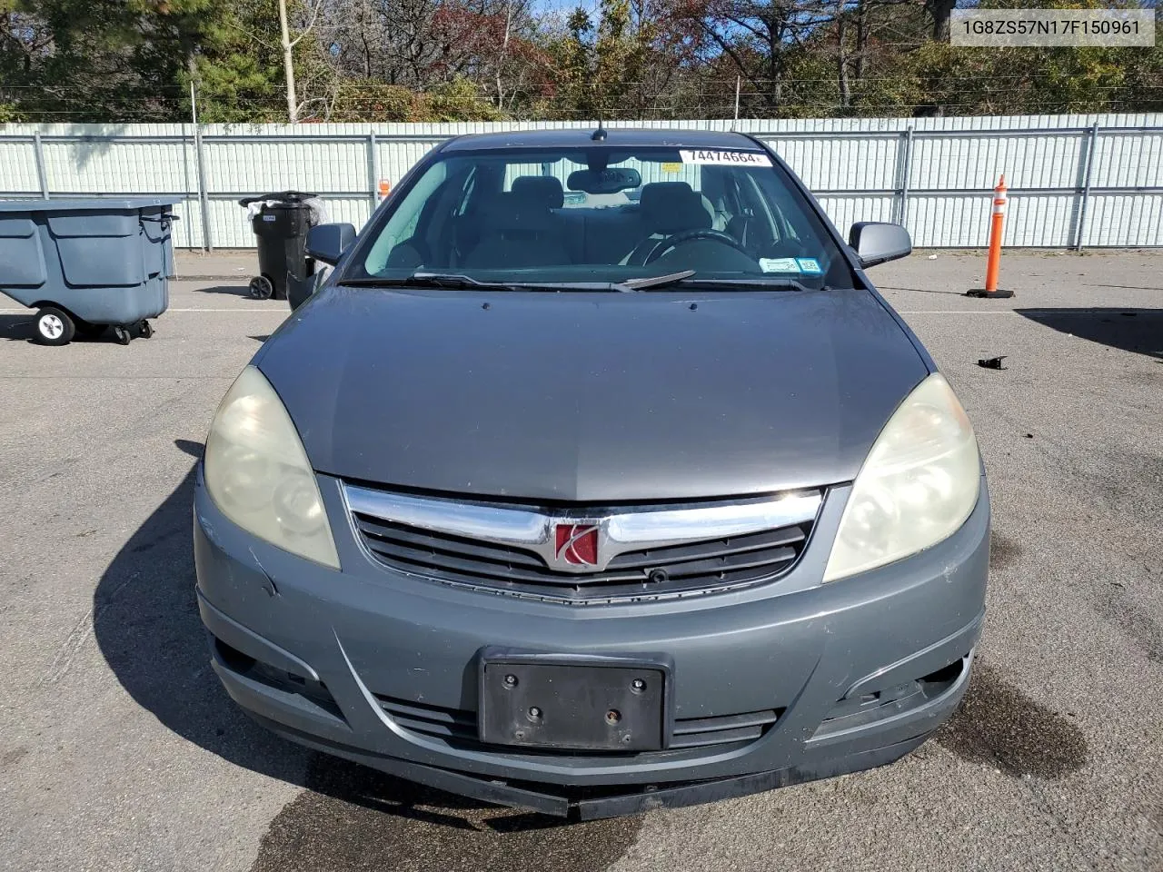 2007 Saturn Aura Xe VIN: 1G8ZS57N17F150961 Lot: 74474664