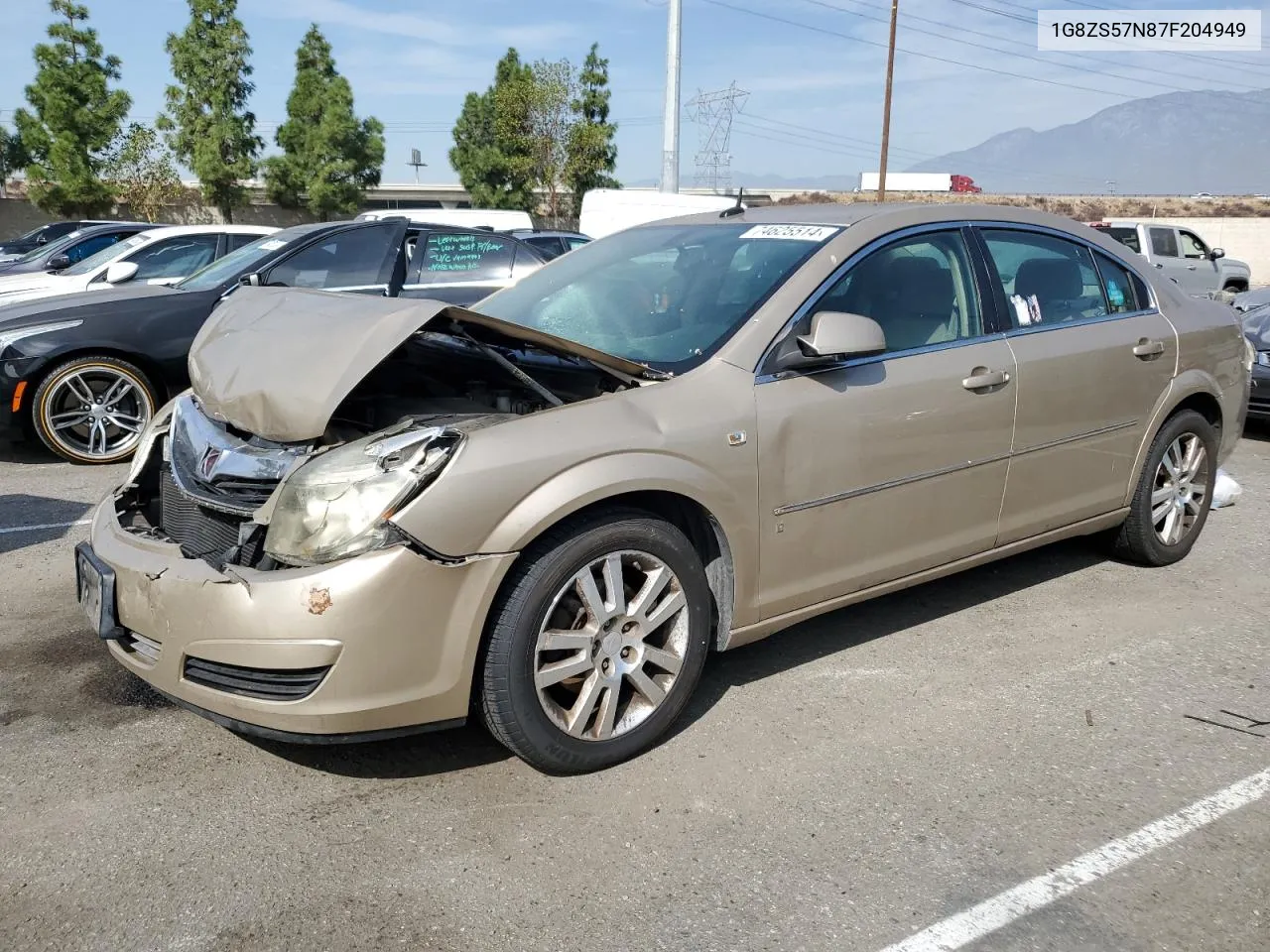 2007 Saturn Aura Xe VIN: 1G8ZS57N87F204949 Lot: 74625514