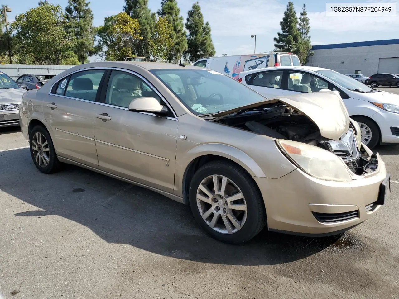 2007 Saturn Aura Xe VIN: 1G8ZS57N87F204949 Lot: 74625514