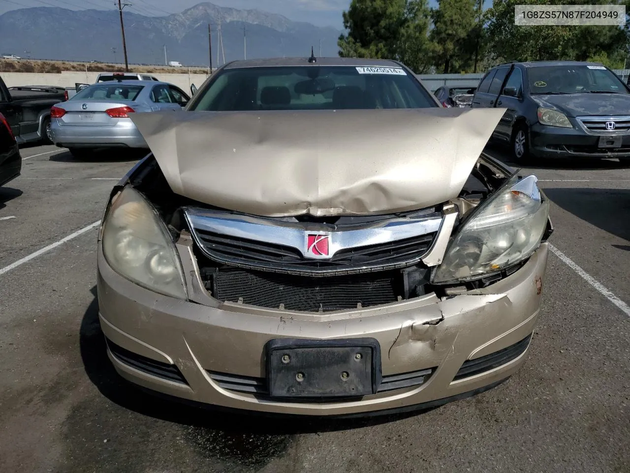 2007 Saturn Aura Xe VIN: 1G8ZS57N87F204949 Lot: 74625514