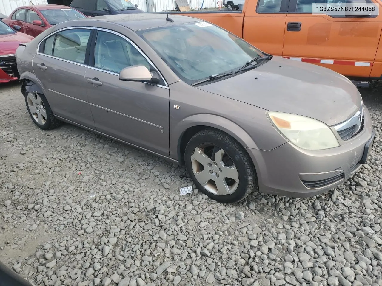 2007 Saturn Aura Xe VIN: 1G8ZS57N87F244058 Lot: 74659644