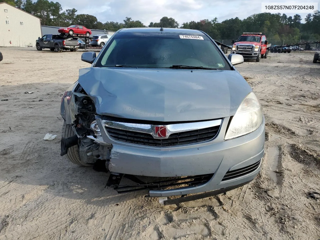 2007 Saturn Aura Xe VIN: 1G8ZS57N07F204248 Lot: 74674484