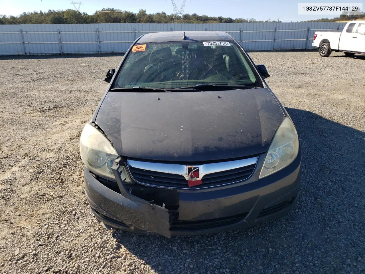 2007 Saturn Aura Xr VIN: 1G8ZV57787F144129 Lot: 75285774