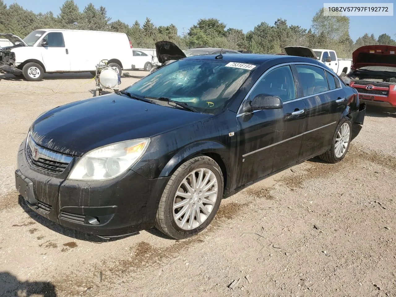 2007 Saturn Aura Xr VIN: 1G8ZV57797F192772 Lot: 75316194