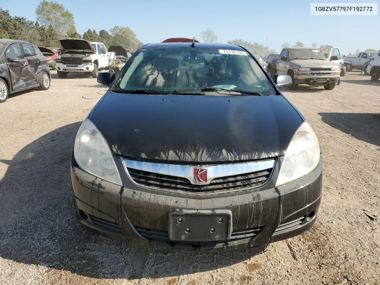 2007 Saturn Aura Xr VIN: 1G8ZV57797F192772 Lot: 75316194