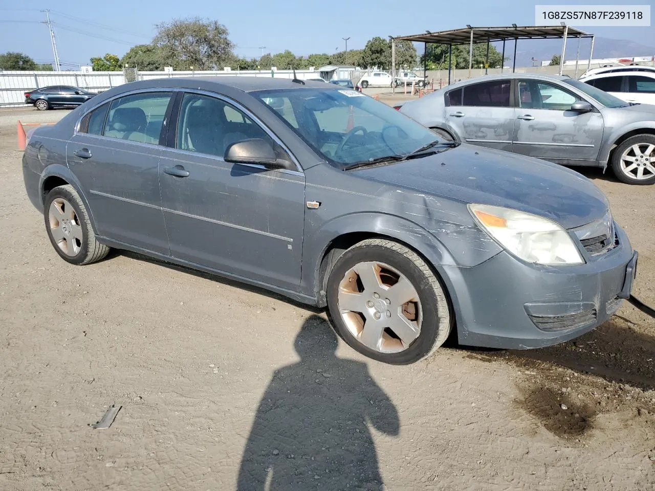 2007 Saturn Aura Xe VIN: 1G8ZS57N87F239118 Lot: 76379684