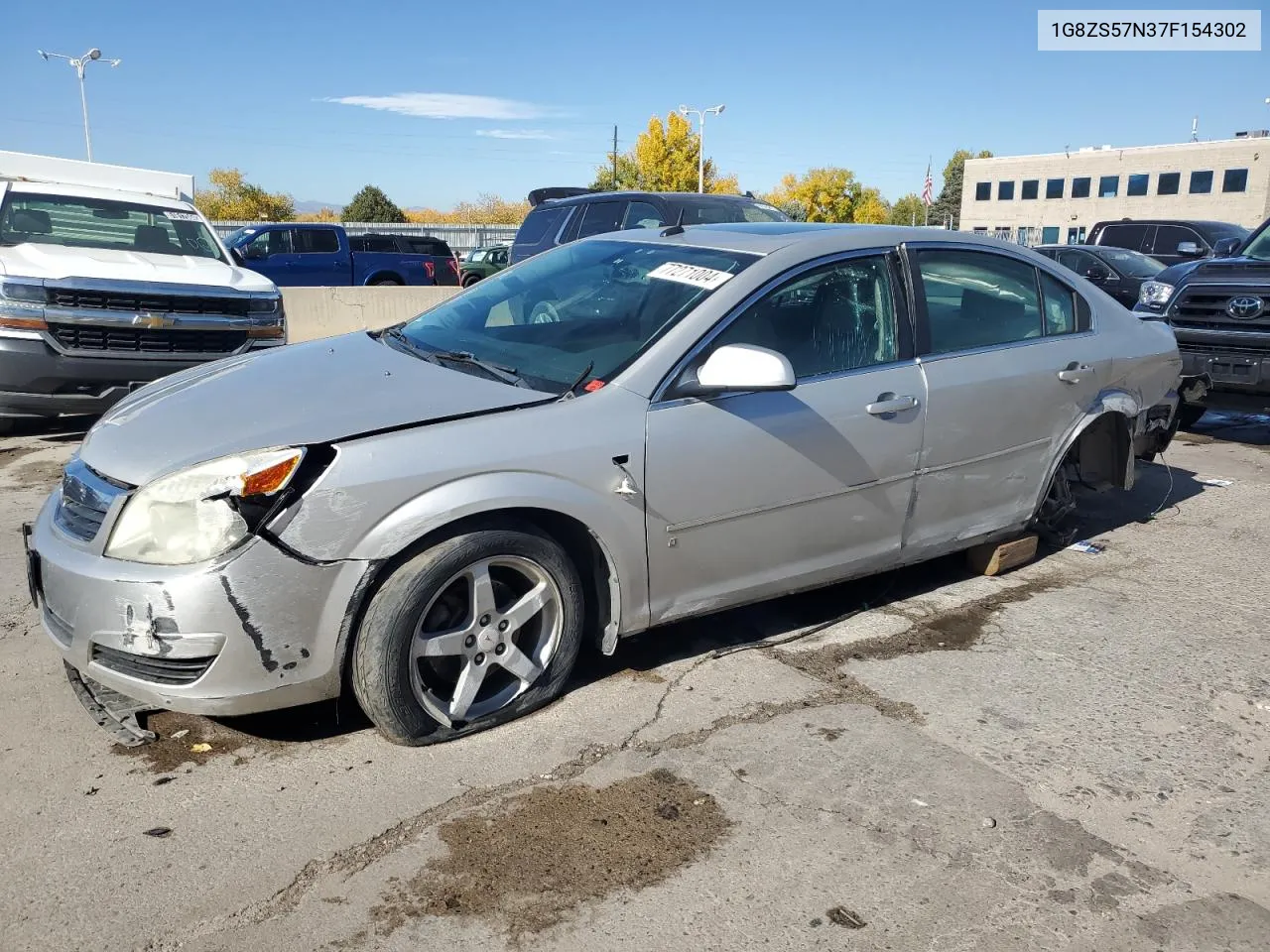 2007 Saturn Aura Xe VIN: 1G8ZS57N37F154302 Lot: 77271004