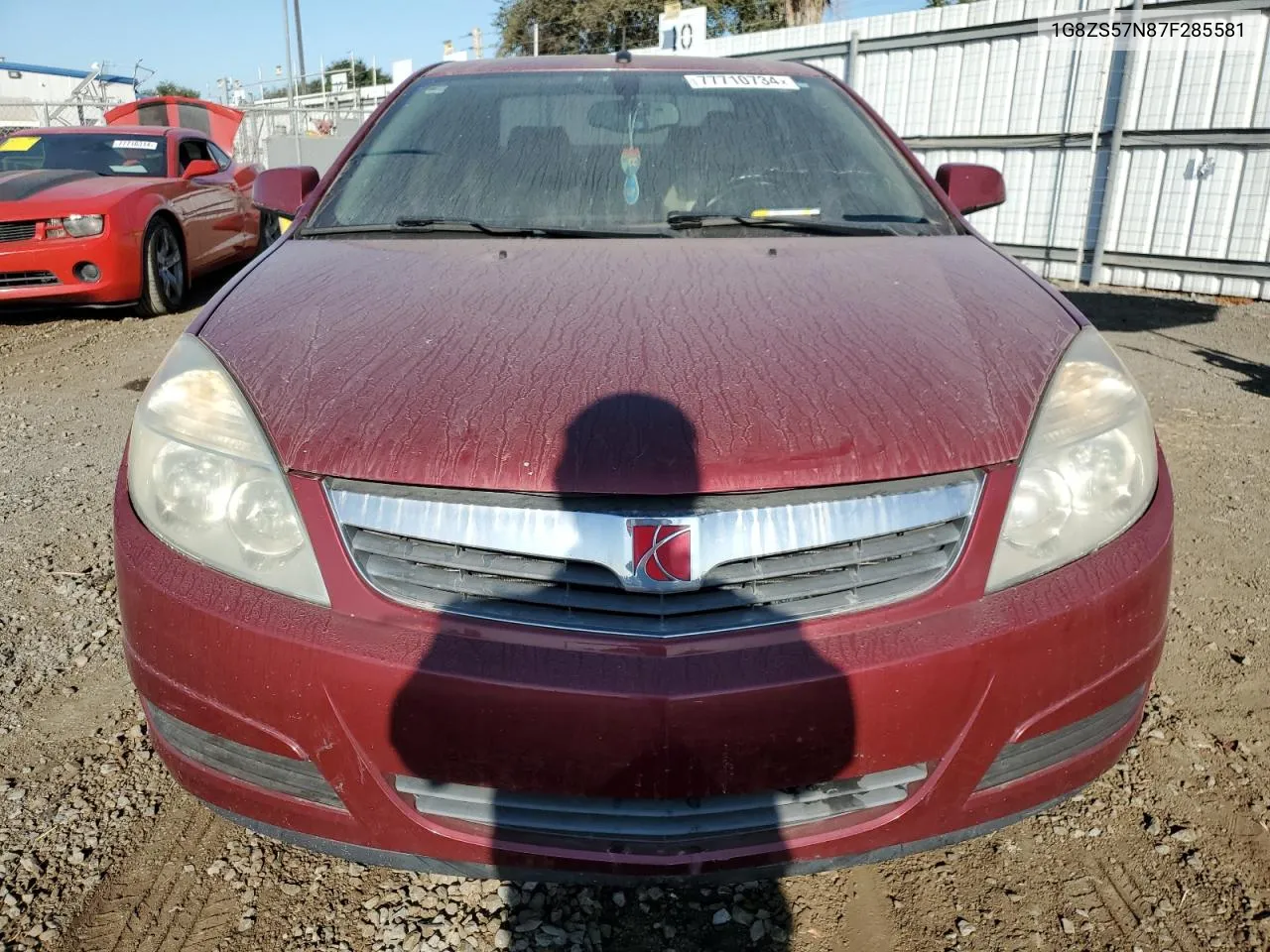 2007 Saturn Aura Xe VIN: 1G8ZS57N87F285581 Lot: 77710734