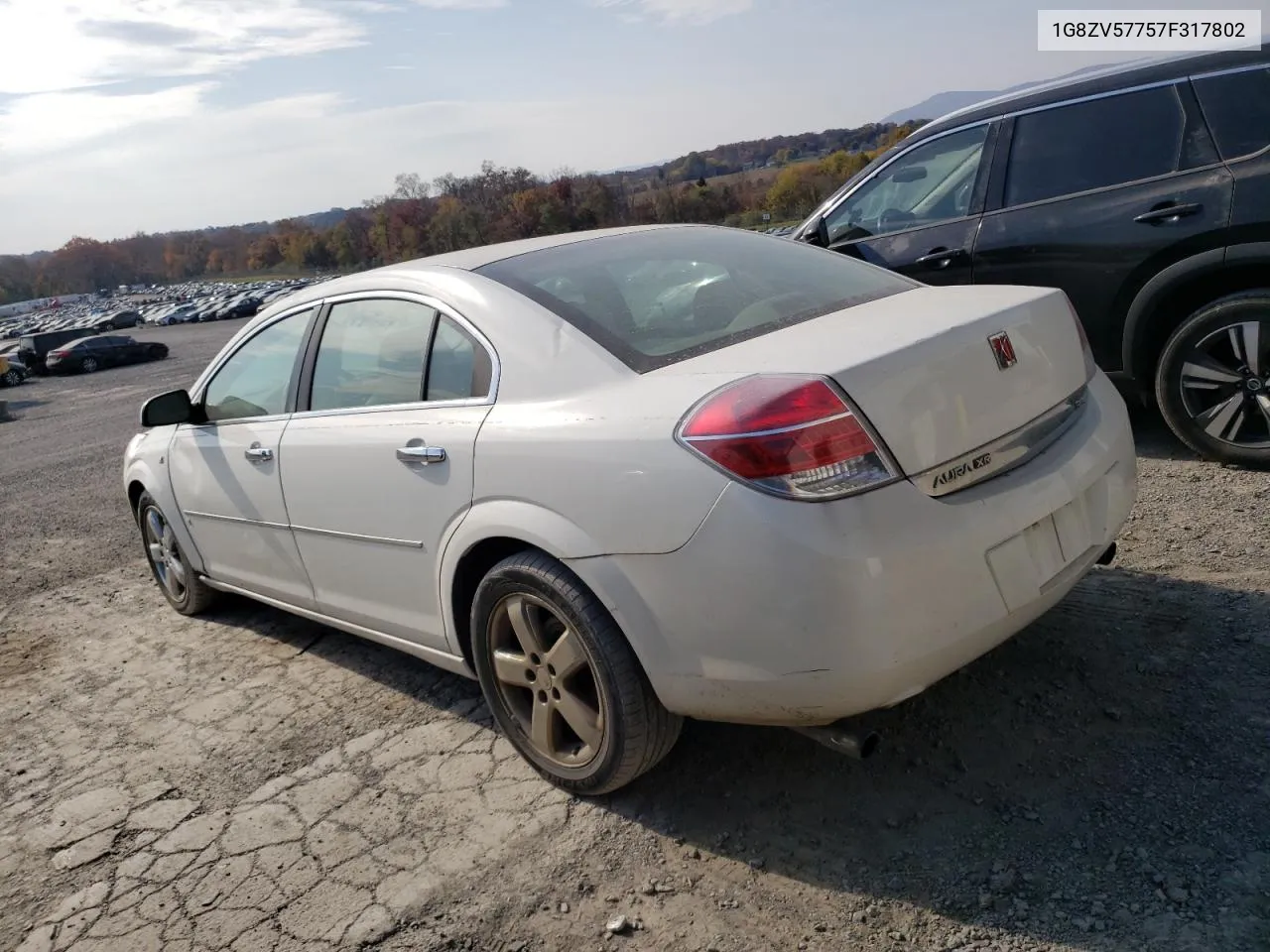 2007 Saturn Aura Xr VIN: 1G8ZV57757F317802 Lot: 78427464