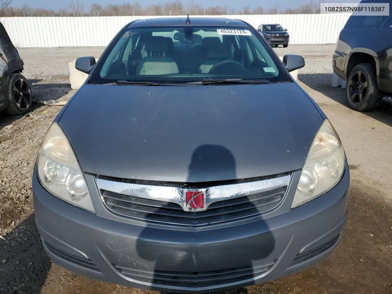 2008 Saturn Aura Xe VIN: 1G8ZS57N98F118387 Lot: 40323124