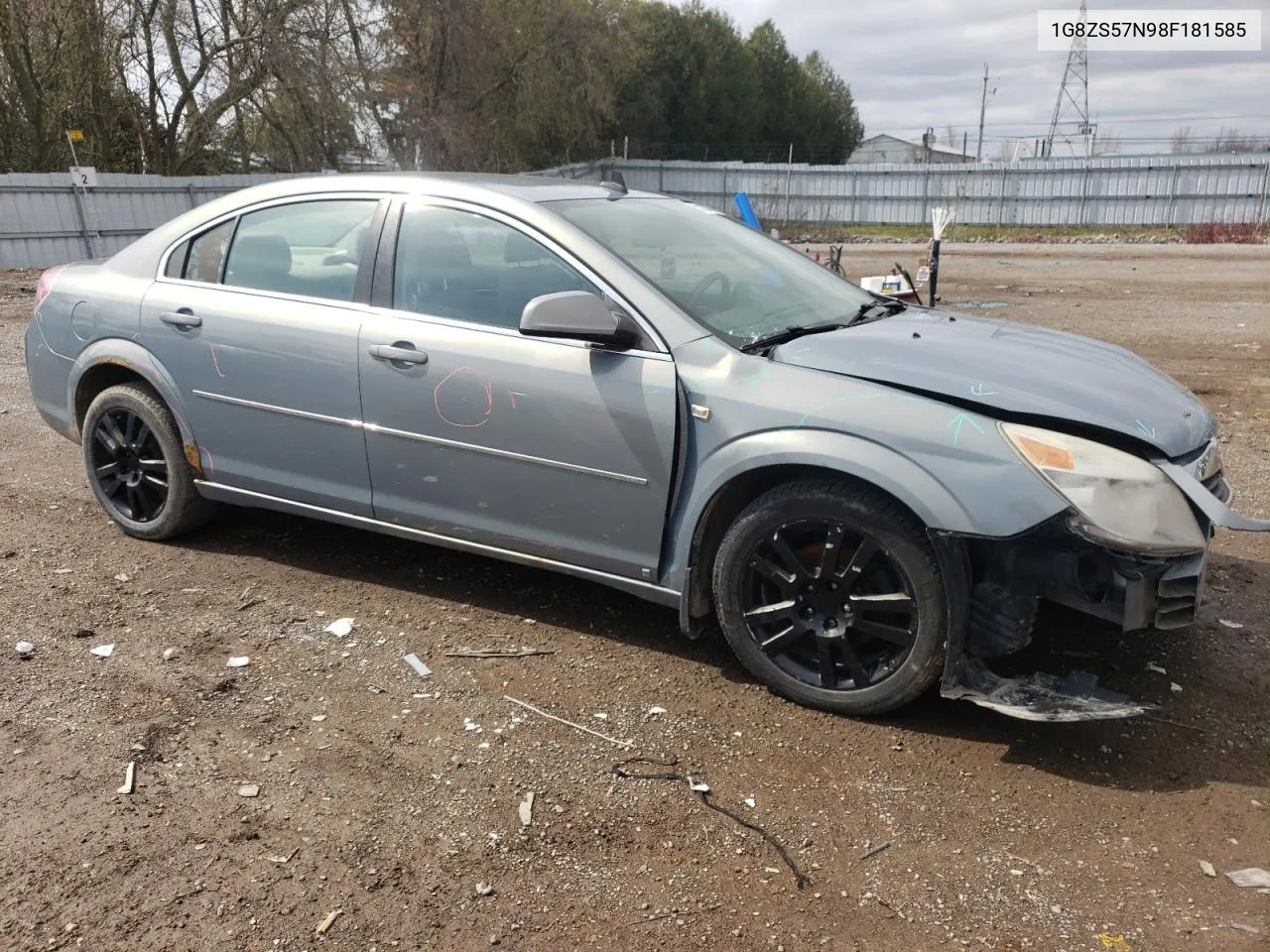 2008 Saturn Aura Xe VIN: 1G8ZS57N98F181585 Lot: 51133484