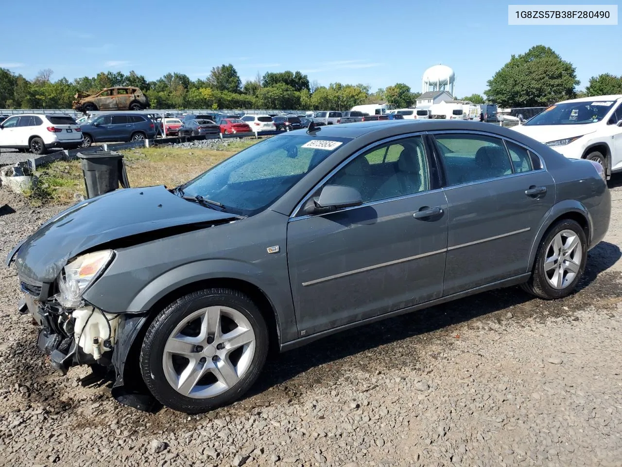 2008 Saturn Aura Xe VIN: 1G8ZS57B38F280490 Lot: 69759554