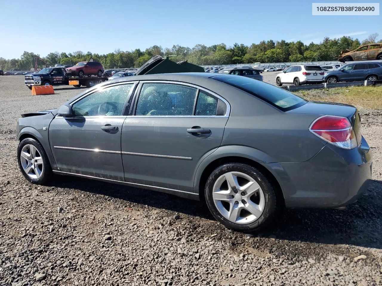 2008 Saturn Aura Xe VIN: 1G8ZS57B38F280490 Lot: 69759554