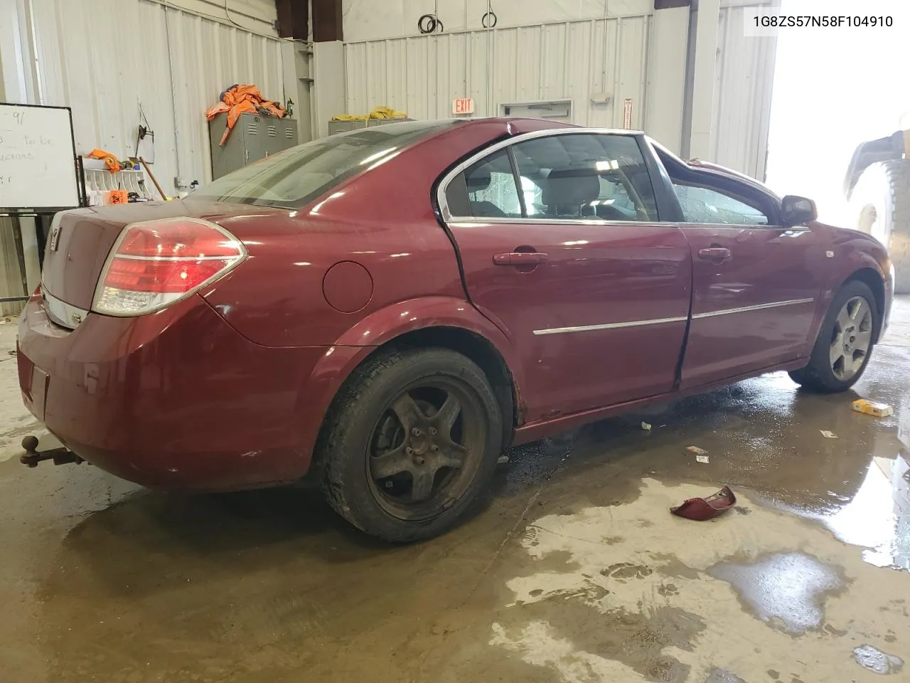 2008 Saturn Aura Xe VIN: 1G8ZS57N58F104910 Lot: 70959034