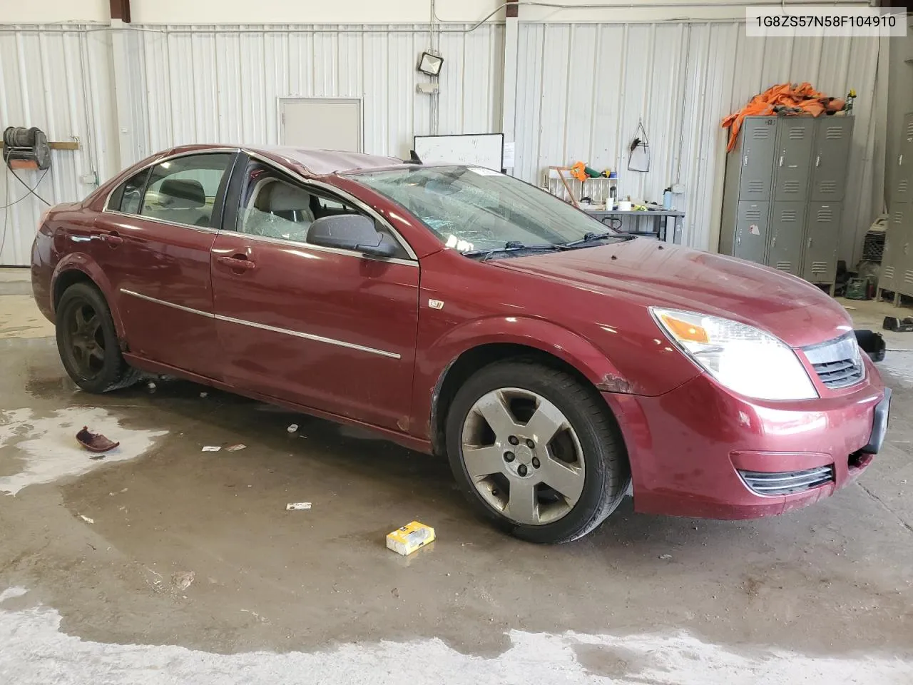 2008 Saturn Aura Xe VIN: 1G8ZS57N58F104910 Lot: 70959034