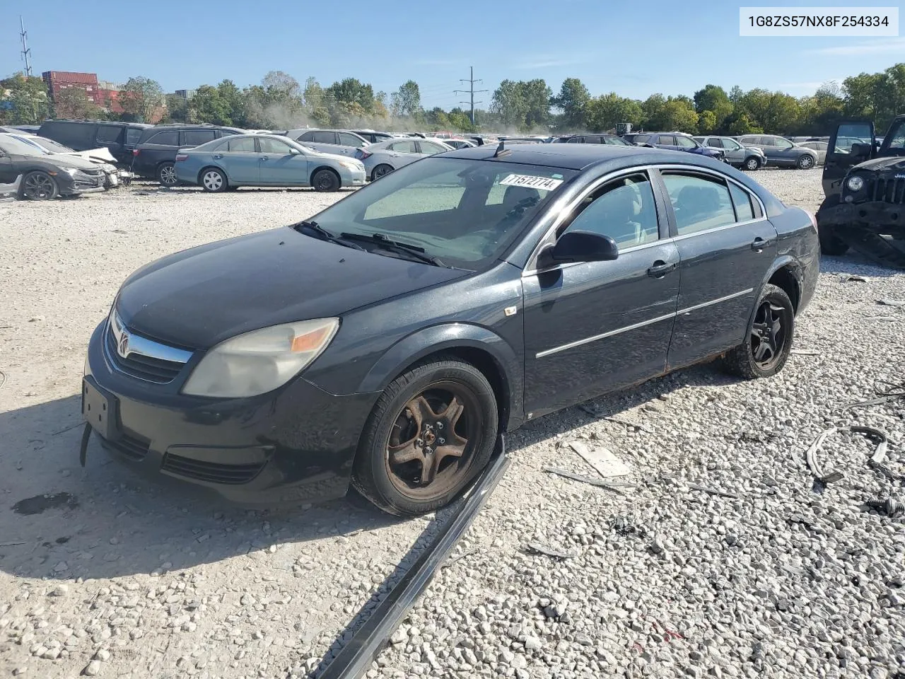 2008 Saturn Aura Xe VIN: 1G8ZS57NX8F254334 Lot: 71572774