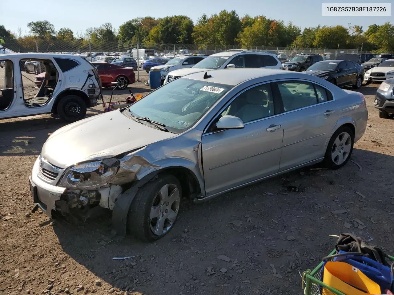 2008 Saturn Aura Xe VIN: 1G8ZS57B38F187226 Lot: 71790804