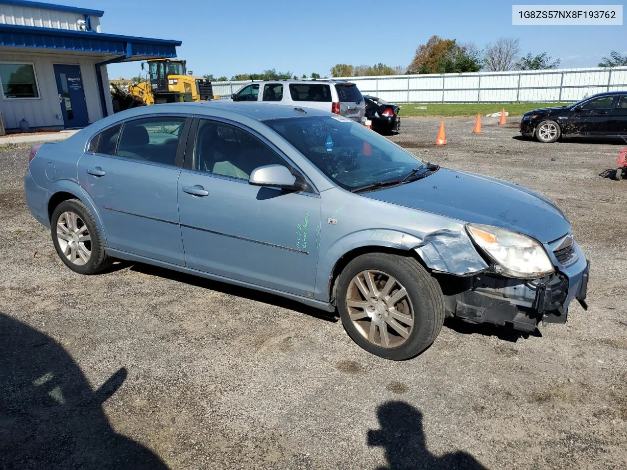 2008 Saturn Aura Xe VIN: 1G8ZS57NX8F193762 Lot: 73454634