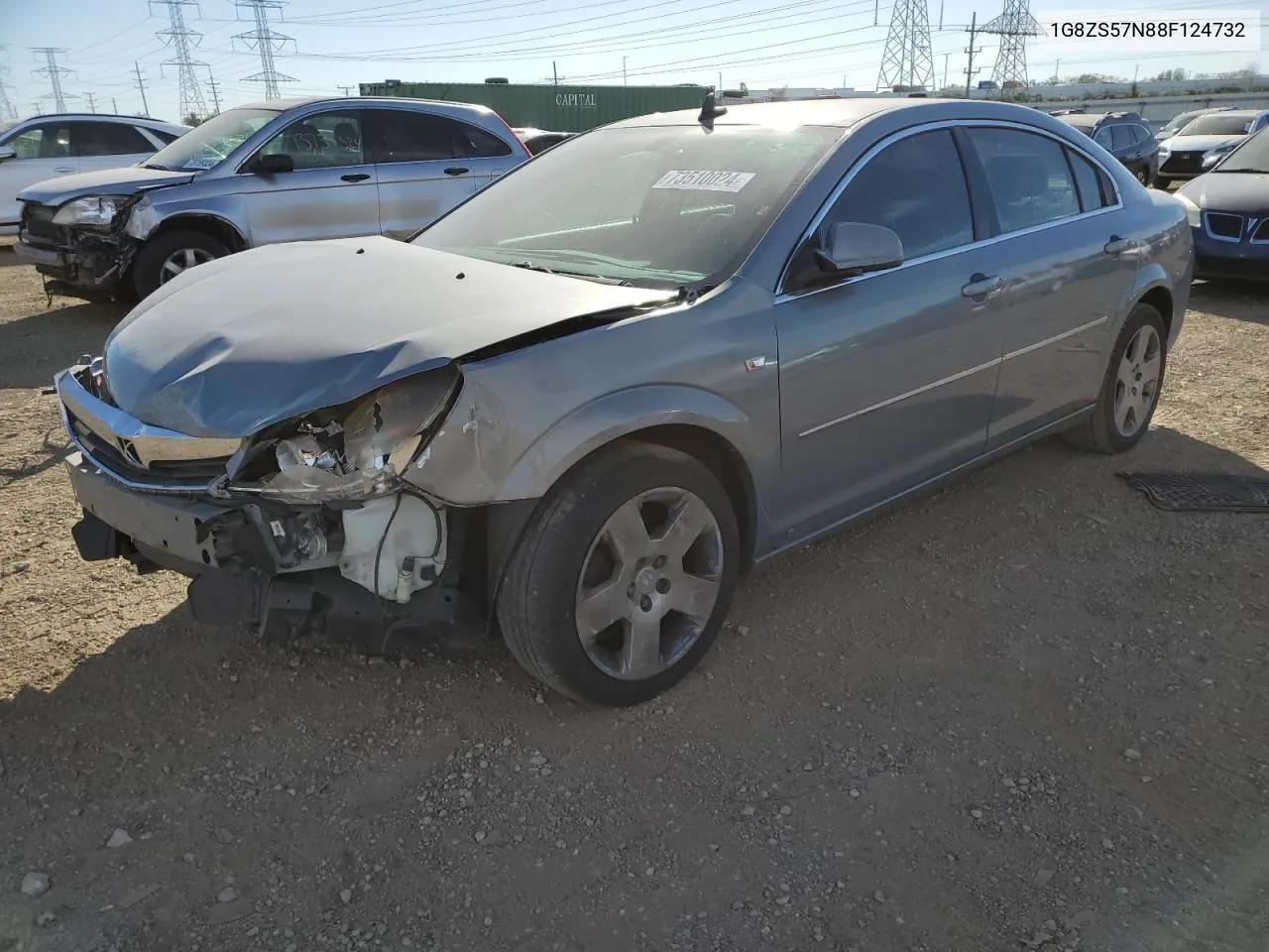 2008 Saturn Aura Xe VIN: 1G8ZS57N88F124732 Lot: 73510024