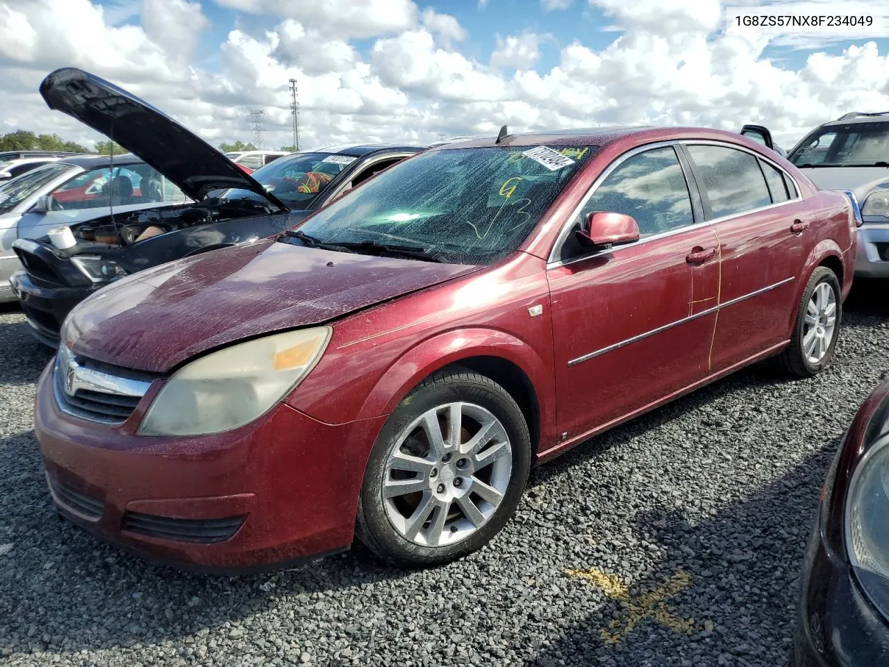 2008 Saturn Aura Xe VIN: 1G8ZS57NX8F234049 Lot: 73702484