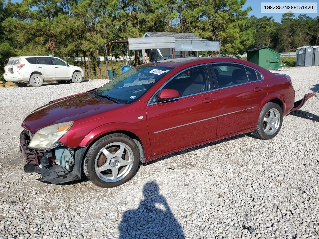 2008 Saturn Aura Xe VIN: 1G8ZS57N38F151420 Lot: 74053034