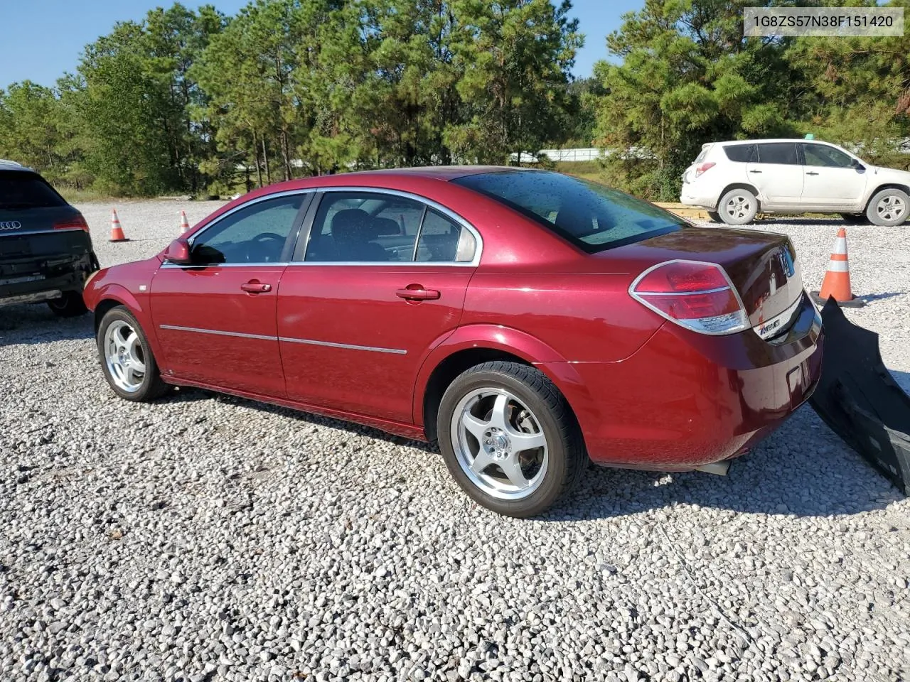 2008 Saturn Aura Xe VIN: 1G8ZS57N38F151420 Lot: 74053034