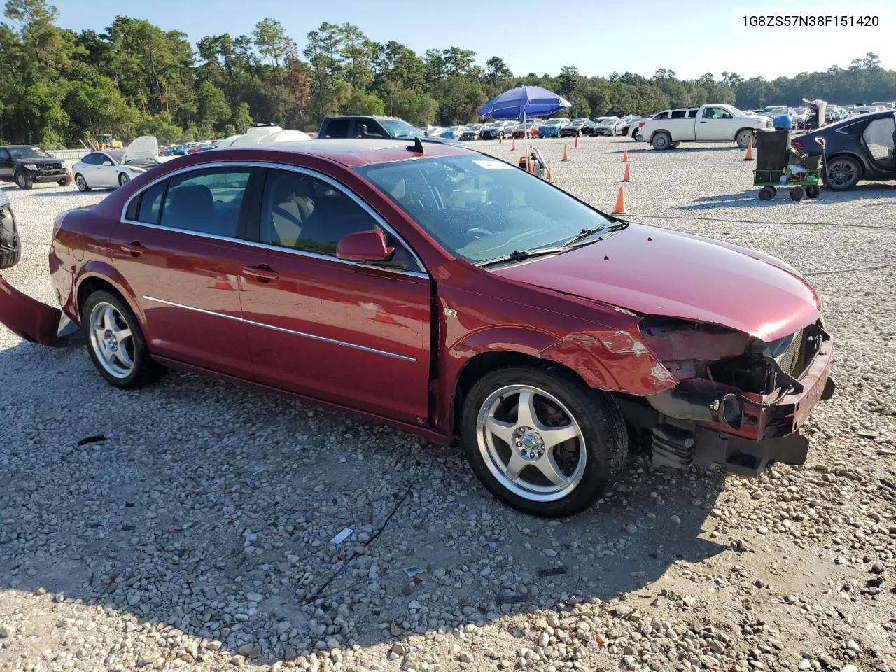 2008 Saturn Aura Xe VIN: 1G8ZS57N38F151420 Lot: 74053034