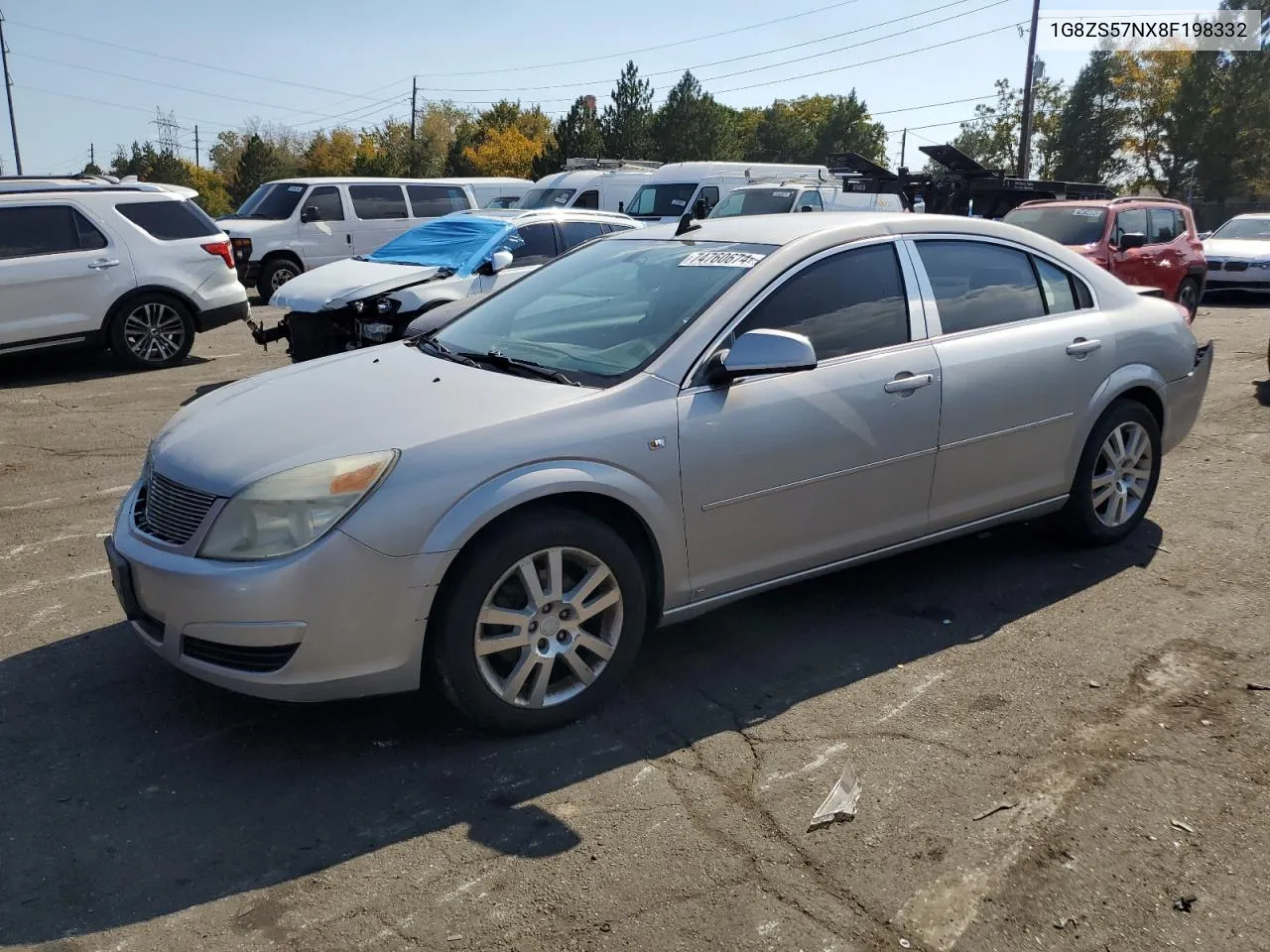 2008 Saturn Aura Xe VIN: 1G8ZS57NX8F198332 Lot: 74760674