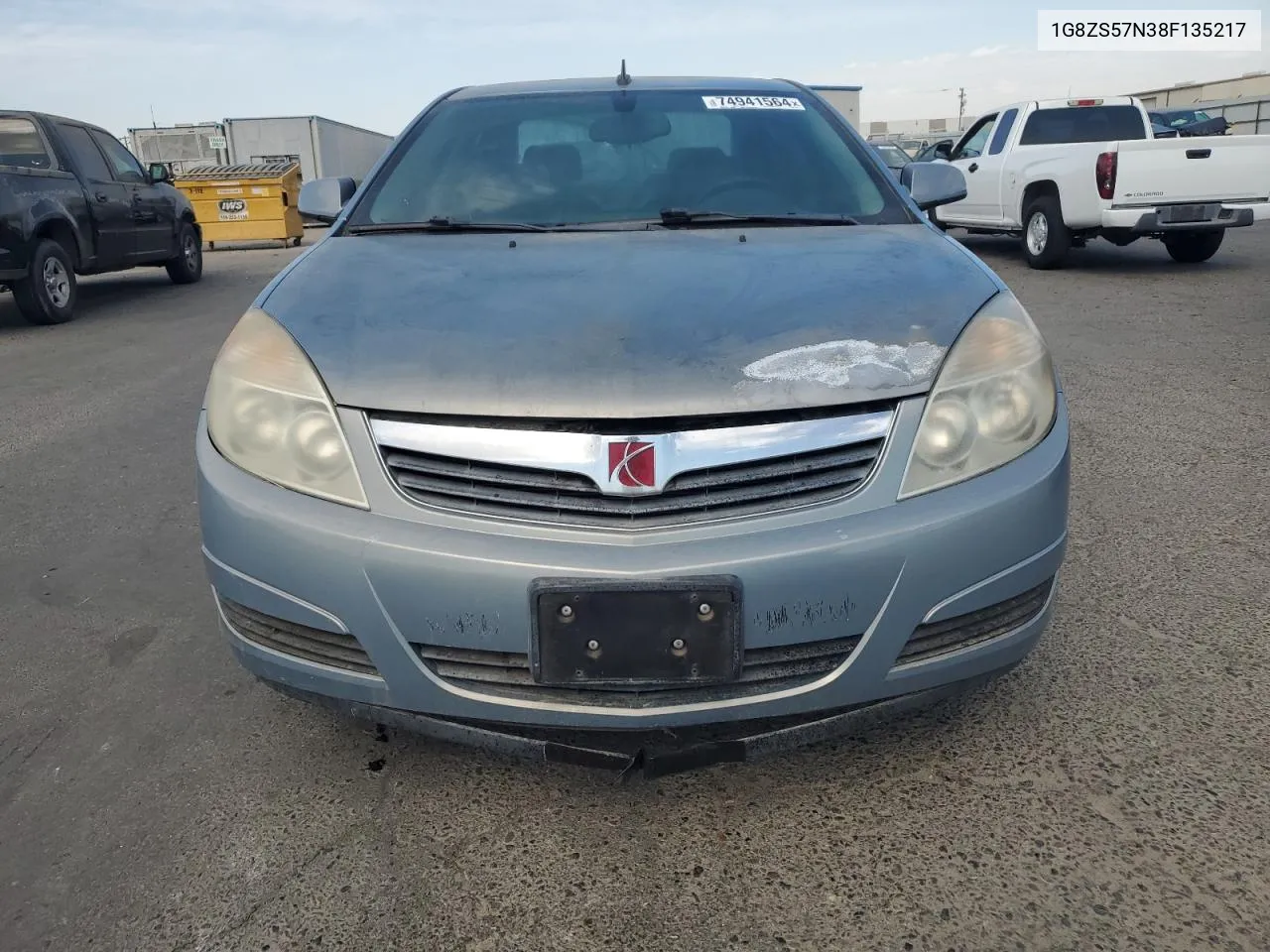 2008 Saturn Aura Xe VIN: 1G8ZS57N38F135217 Lot: 74941564