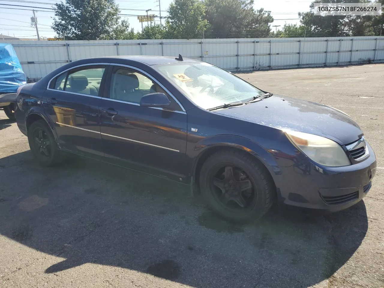 2008 Saturn Aura Xe VIN: 1G8ZS57N18F266274 Lot: 75017194