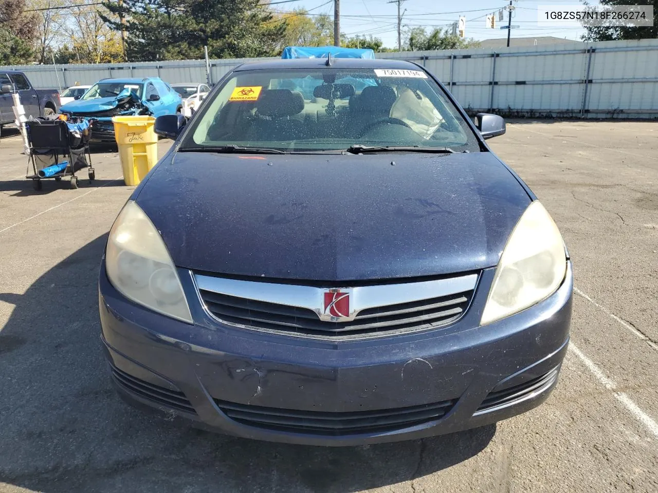 2008 Saturn Aura Xe VIN: 1G8ZS57N18F266274 Lot: 75017194