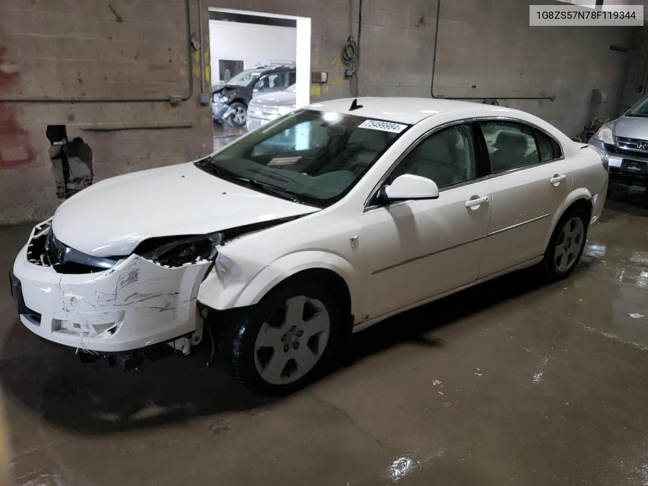 2008 Saturn Aura Xe VIN: 1G8ZS57N78F119344 Lot: 75499984