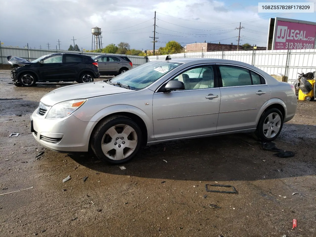 2008 Saturn Aura Xe VIN: 1G8ZS57B28F178209 Lot: 75752604