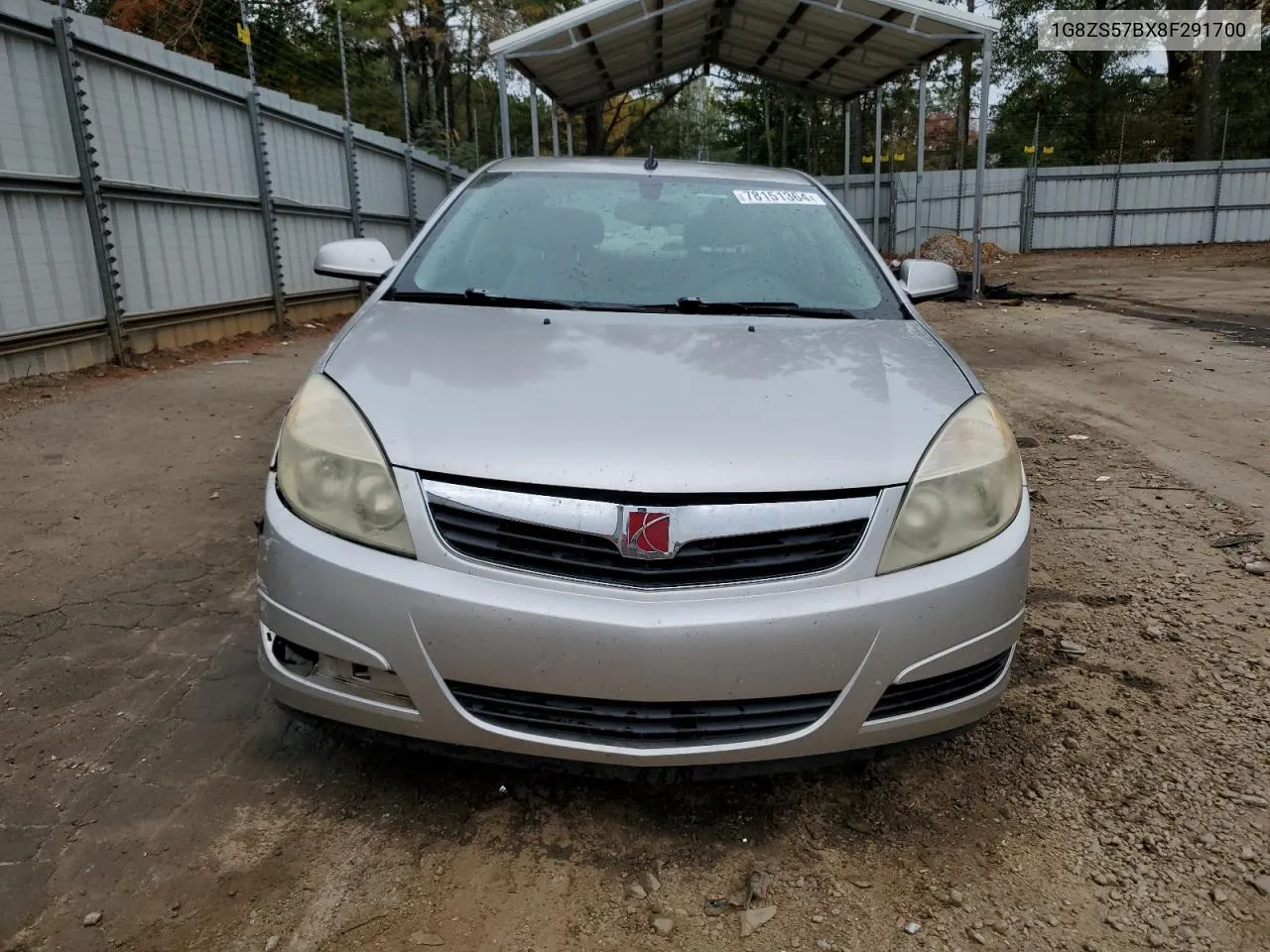 2008 Saturn Aura Xe VIN: 1G8ZS57BX8F291700 Lot: 78151364