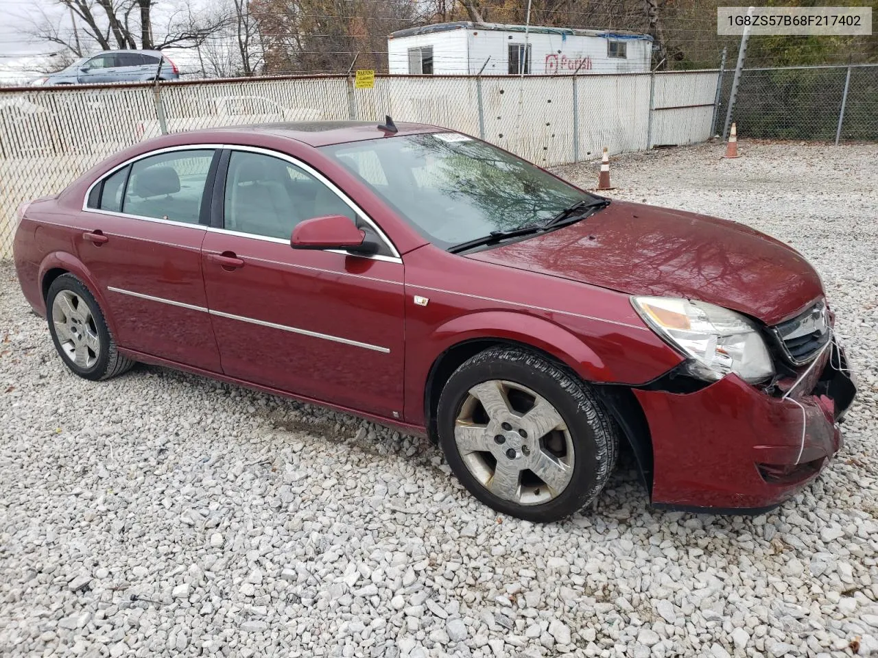 2008 Saturn Aura Xe VIN: 1G8ZS57B68F217402 Lot: 78727424