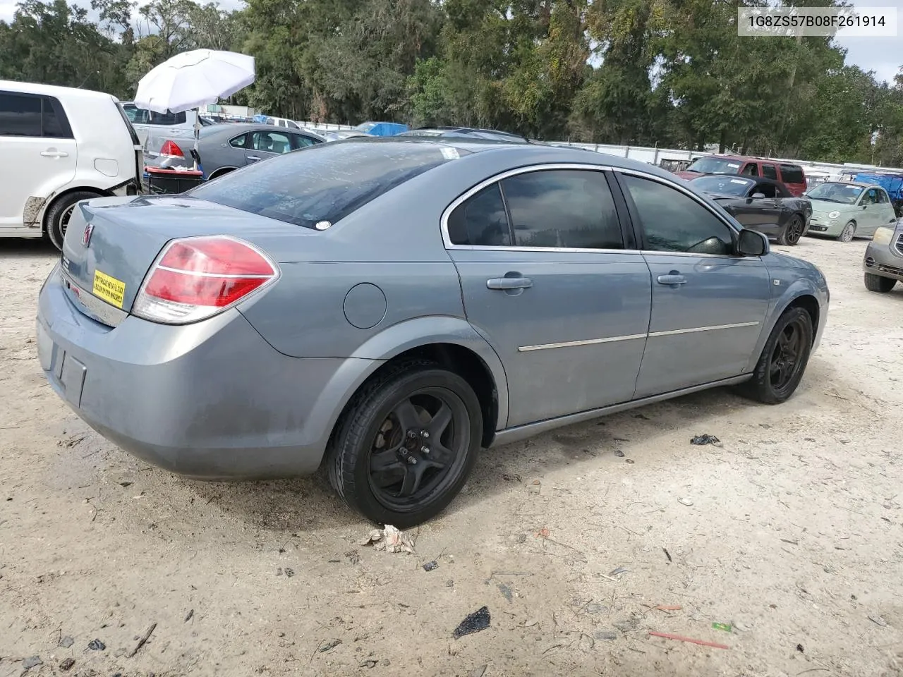 2008 Saturn Aura Xe VIN: 1G8ZS57B08F261914 Lot: 80042024