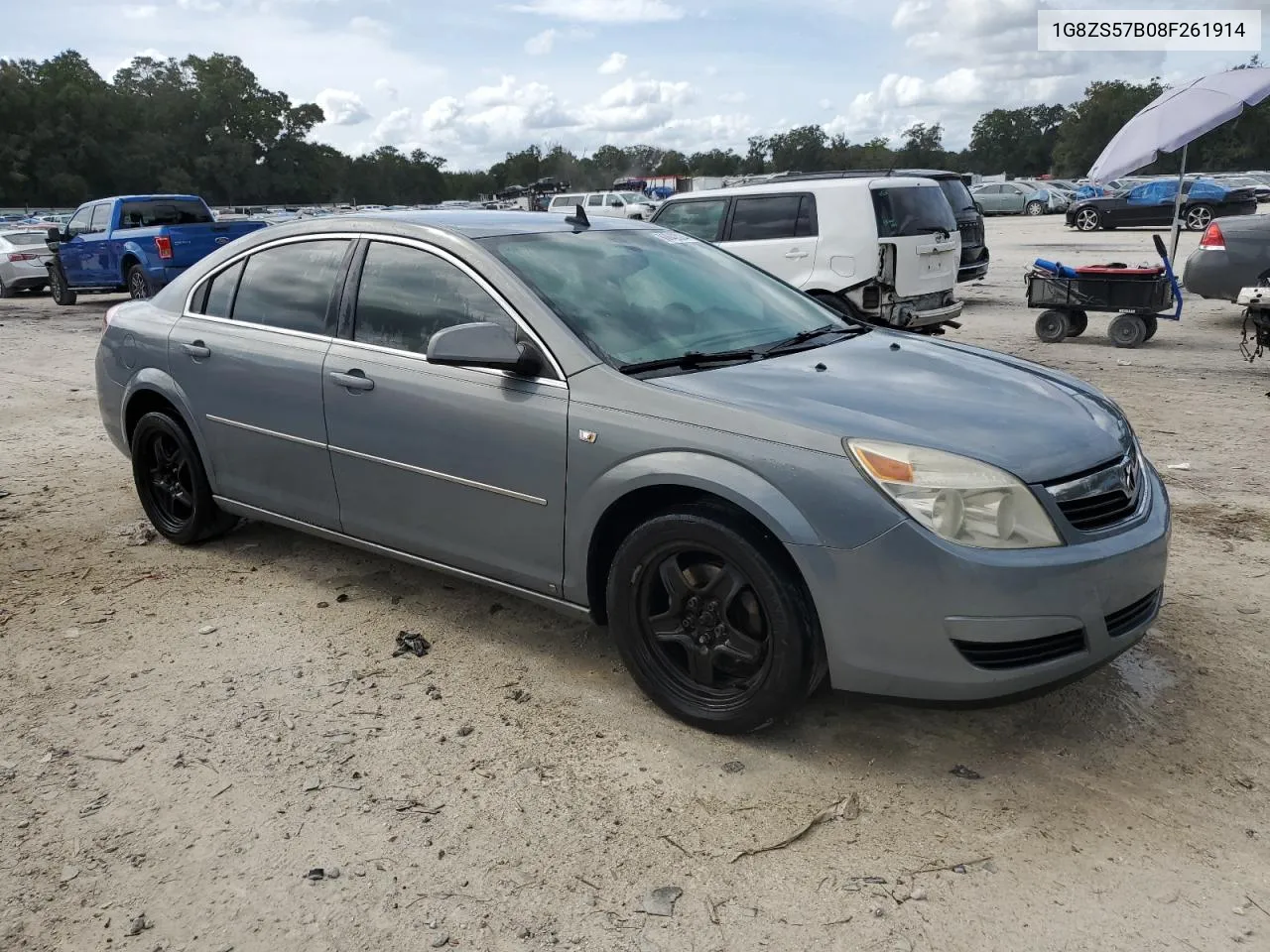 2008 Saturn Aura Xe VIN: 1G8ZS57B08F261914 Lot: 80042024