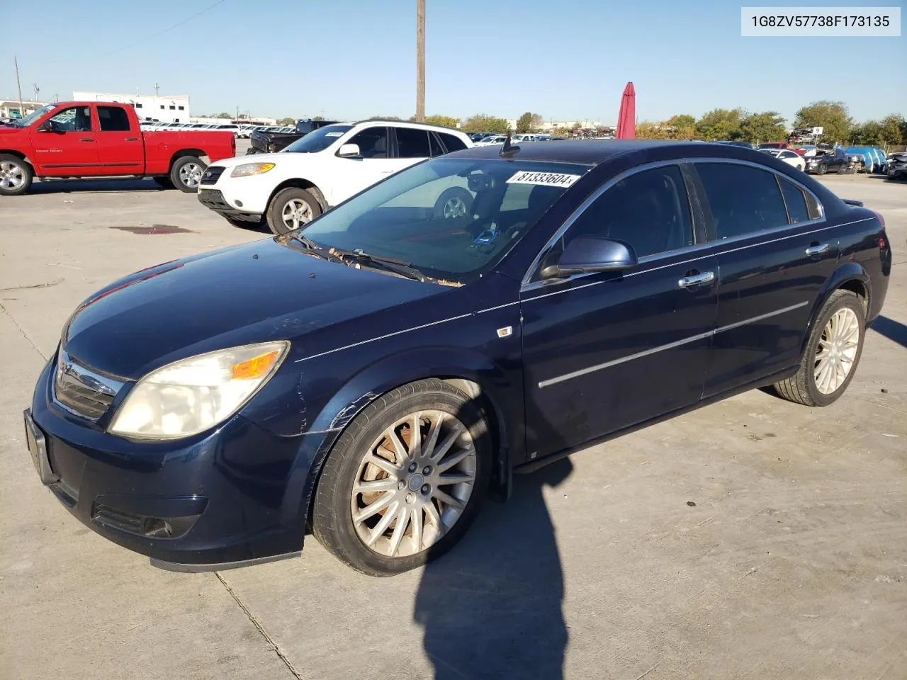 2008 Saturn Aura Xr VIN: 1G8ZV57738F173135 Lot: 81333604