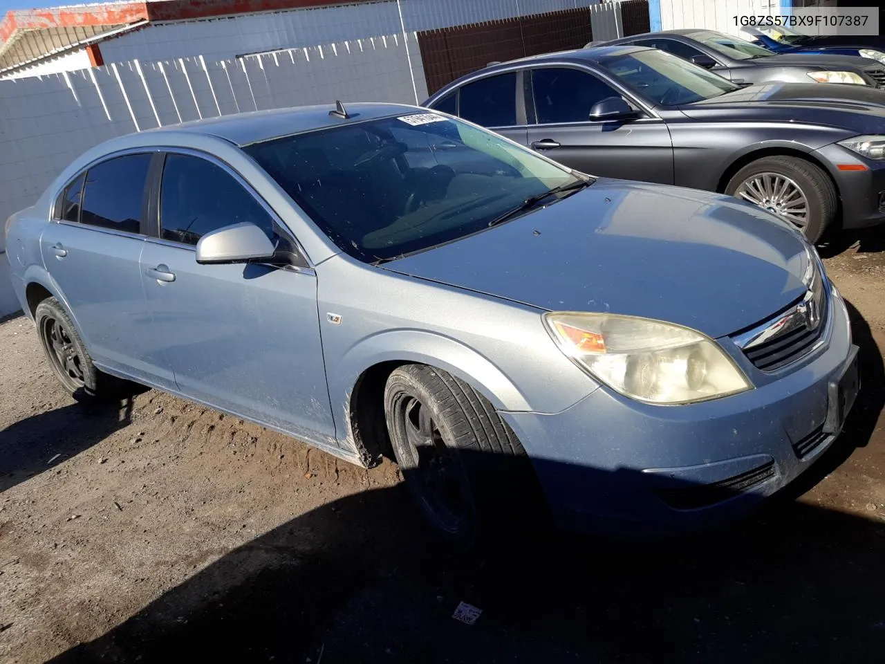 2009 Saturn Aura Xe VIN: 1G8ZS57BX9F107387 Lot: 57941544