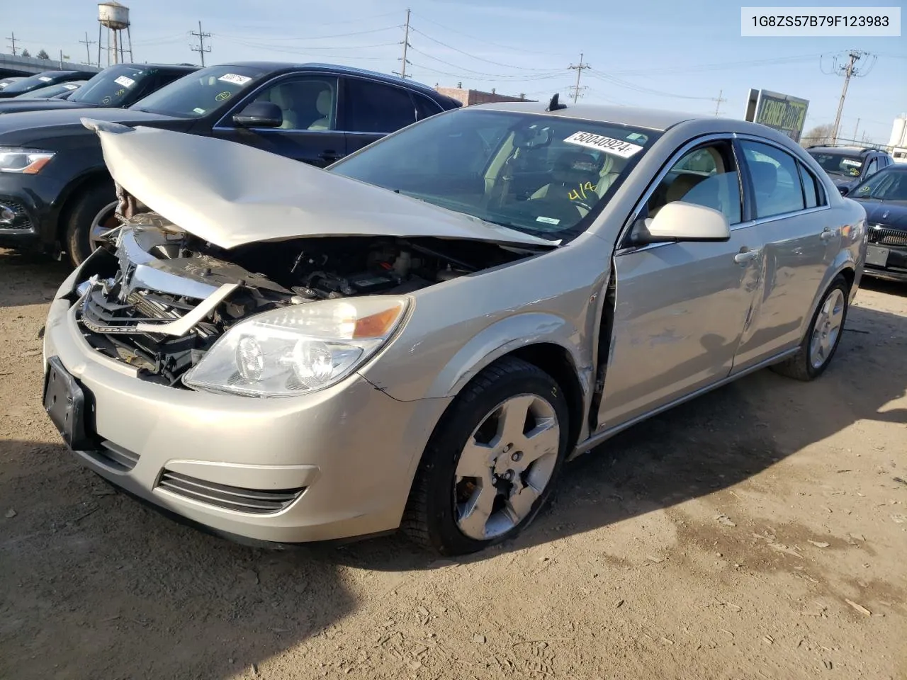 2009 Saturn Aura Xe VIN: 1G8ZS57B79F123983 Lot: 65660014